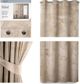 Κουρτίνα AmeliaHome Velvet με κρίκους Κρεμ 140X245
