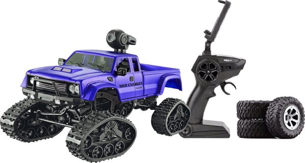 Amewi Amewi Pickup Truck FPV με τροχούς & ερπύστριες 4WD 1:16 μπλε