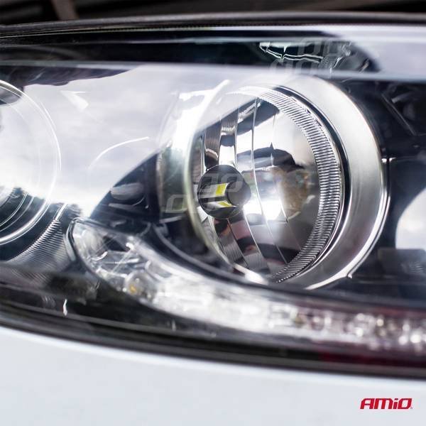 Λαμπτήρες αυτοκινήτου LED COB 4 πλευρών AMIO H8/H9/H11