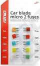 AMIO Ασφάλειες αυτοκινήτου MICRO 2 blister 10τμχ