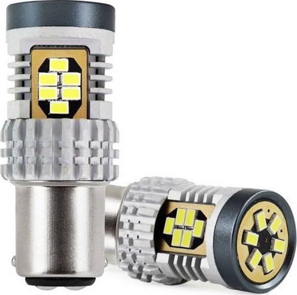 AMIO Λάμπες LED Canbus 3020 24SMD 1157 BAY15D P21/5W λευκό