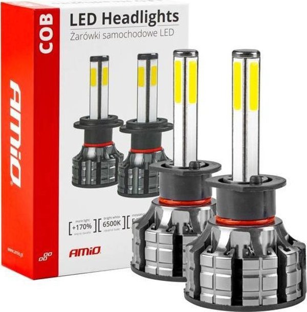 AMiO Λάμπες αυτοκινήτου LED COB 4 πλευρών AMiO H1