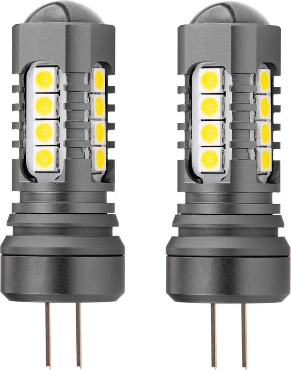 Λαμπτήρες LED AMiO canbus 3030 18smd hp24w λευκό 12v/24v