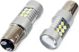 AMIO Λάμπες LED CANBUS 24SMD 3030 1157 (P21/5W) Λευκό 12V/24V