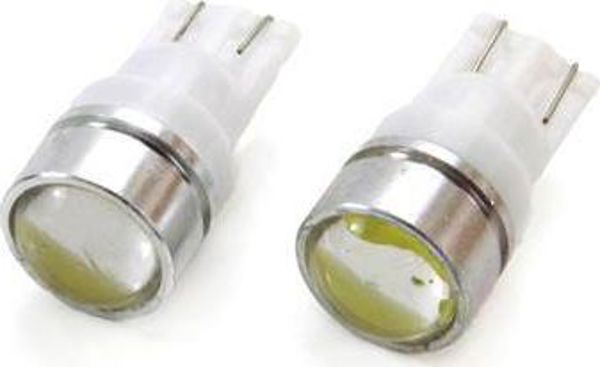 Λαμπτήρες LED AMiO STANDARD T10 W5W 3xCOB HP 1,5W 12V με φακό