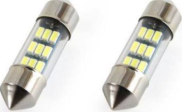 AMiO Λάμπες LED C5W 31mm 9xSMD 3014 12V Standard
