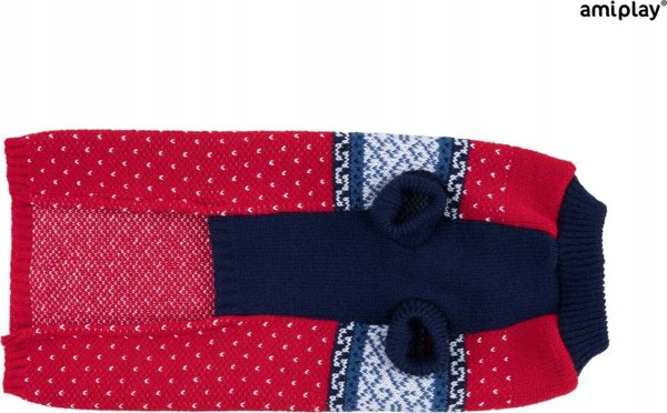 Amiplay SWEATER DOG BERGEN 19CM RED