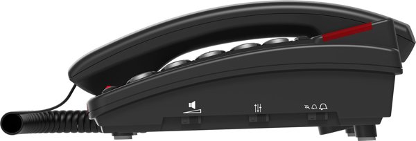 amplicomms BIGTel 48 Plus, Grotastentelefon Dark Grey