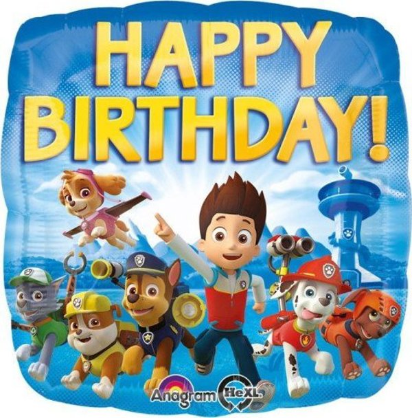 Μπαλόνι foil Happy birthday Paw Patrol Ryder