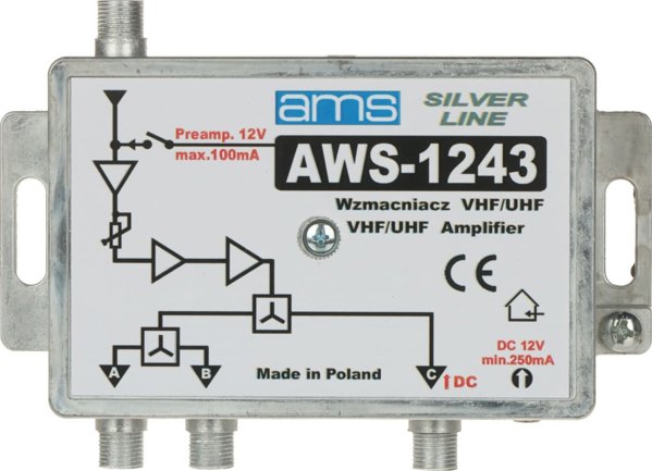 ΕΝΙΣΧΥΤΗΣ ΚΕΡΑΙΑΣ AMS AWS-1243 AMS