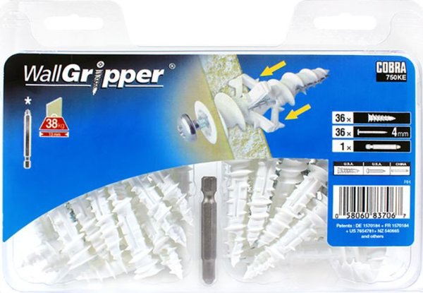 ΆΓΚΥΡΑ DRYW GRIPPER 4X54 ΝΑΪΛΟΝ 36 ΤΕΜ