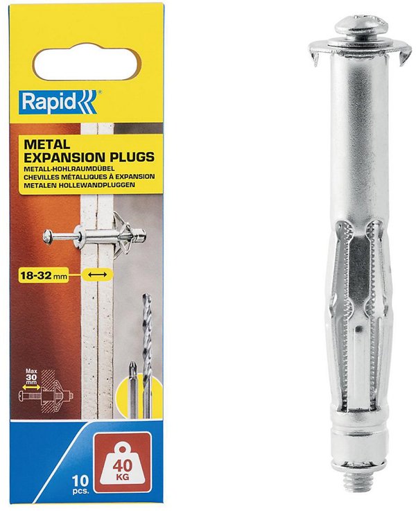 Άγκυρες 18-32 mm. για παχιά τοιχώματα, Rapid 10 τεμ. μέγιστο 40 κιλά.