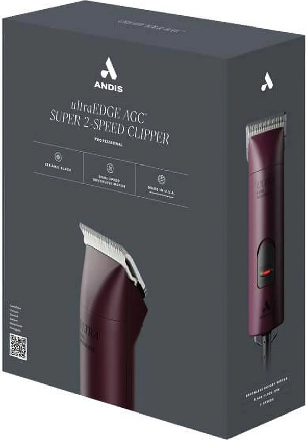 Andis Professional κουρευτική μηχανή για ζώα, μπορντό AN-23370 13763318 40102233708