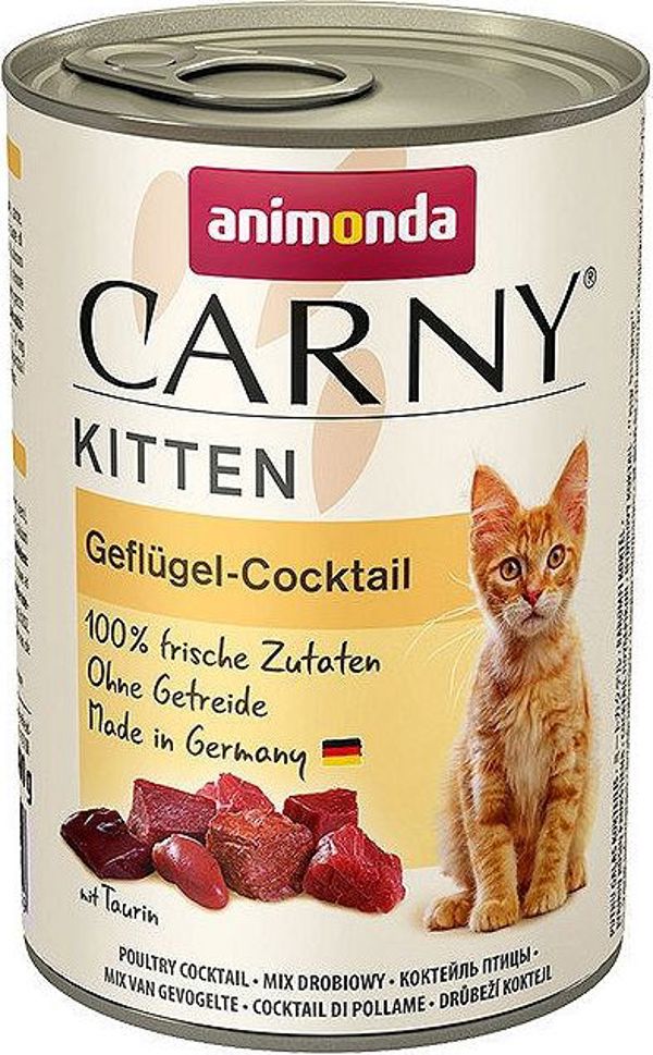 Animonda ANIMONDA Cat Carny Kitten γεύση: κοκτέιλ πουλερικών 400g
