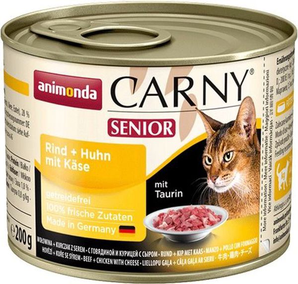 Animonda Carny Senior Κοτόπουλο, Τυρί 200g