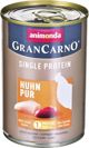 Animonda GranCarno Single Protein γεύση: κοτόπουλο - κονσέρβα 400 g