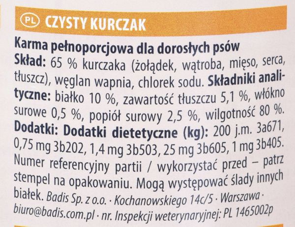 Animonda GranCarno Single Protein γεύση: κοτόπουλο - κονσέρβα 400 g