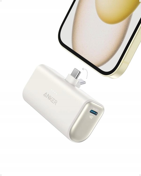 Anker Nano - Powerbank - 5000 mAh - 22.5 Watt - 3 A (24 pin USB-C) - Schwarzer Stein