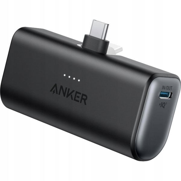 Anker Nano - Powerbank - 5000 mAh - 22.5 Watt - 3 A (24 pin USB-C) - Schwarzer Stein