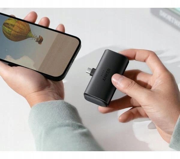 Anker Nano - Powerbank - 5000 mAh - 22.5 Watt - 3 A (24 pin USB-C) - Schwarzer Stein