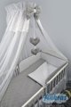 Σετ κλινοσκεπασμάτων ANKRAS 2 τεμ Constellation Grey 135x100, 60x40cm