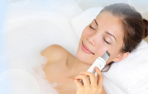 Anlan Peeling Καθαρισμού με Κύματα ANLAN 01-ACPJ32-02A (Λευκό)