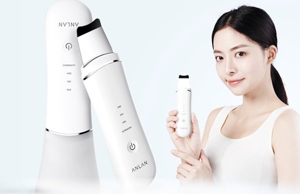 Anlan Peeling Καθαρισμού με Κύματα ANLAN 01-ACPJ32-02A (Λευκό)