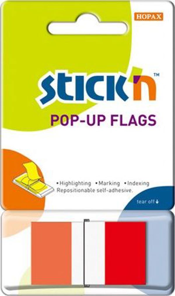 Anna Zaradna Αυτοκόλλητα Σημαδάκια Σελίδων Stick'N 25x45mm, 50 Τεμάχια, Κίτρινο