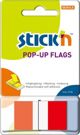Anna Zaradna Αυτοκόλλητα Σημαδάκια Σελίδων Stick'N 25x45mm, 50 Τεμάχια, Κίτρινο