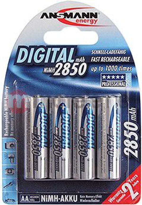 Επαναφορτιζόμενη Μπαταρία Ansmann Digital AA / R6 2850mAh 4 τεμ.