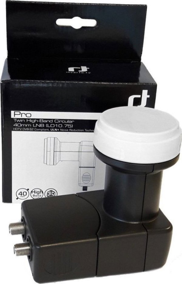 Δορυφορική κεραία Inverto INV LP-TNR410-H1075 Circular convert. με 2 εξόδους - Σειρά Pro
