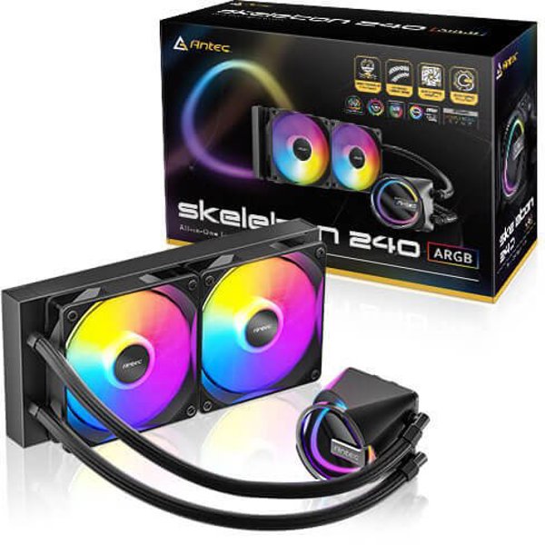 Antec WAK SKELETON  240 ARGB  Liquid Cooler  All-in-One   BK retail