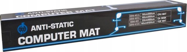 Αντιστατικό κάλυμμα τραπεζιού PVC 60x60cm με καλώδιο γείωσης
