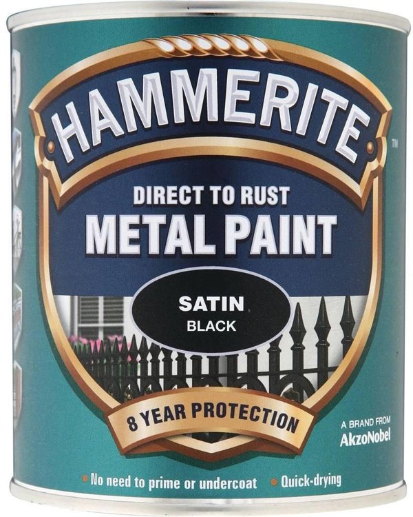 Hammerite Αντιδιαβρωτική Βαφή Σφυρήλατη Σατινέ Μουστάρδα 750ml
