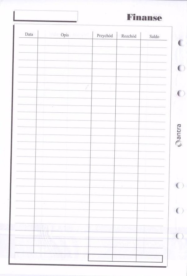 Εισαγωγή για διοργανωτή A5 Finanse EDUKAMP