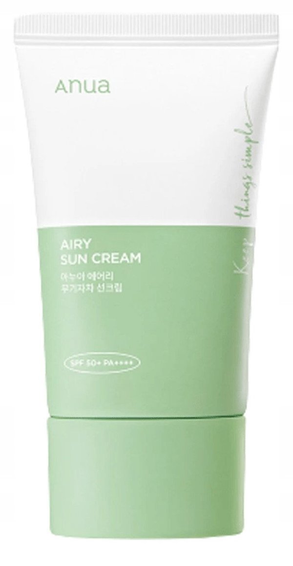 ANUA_Airy Sun Cream αντηλιακή κρέμα SPF 50+ PA++++ 50ml