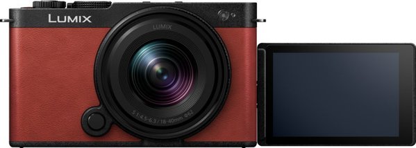 Φωτογραφική μηχανή Panasonic Lumix S9 κόκκινη + 18-40mm f/4.5-6.3 (DC-S9NE-R)