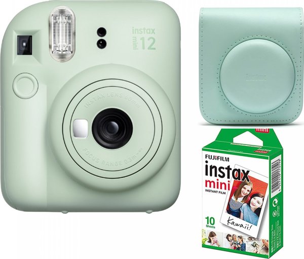 Ψηφιακή φωτογραφική μηχανή FUJIFILM FUJIFILM Instax Mini 12, mint green + film