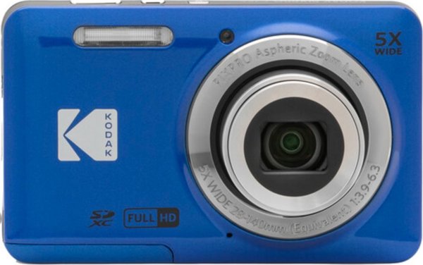 Ψηφιακή Φωτογραφική Μηχανή Kodak FZ55, 16MP, 5x Οπτικό Zoom, Full HD Βίντεο, Μπλε