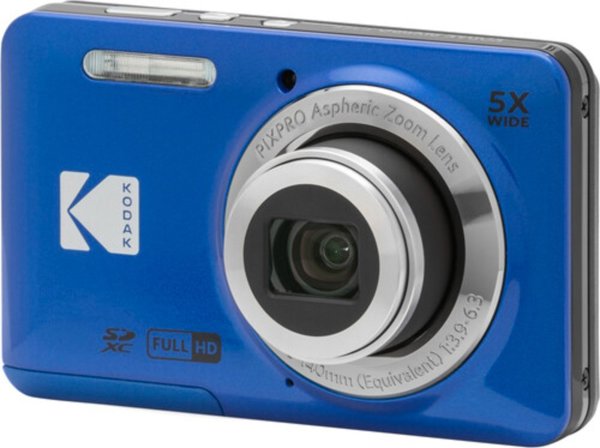 Ψηφιακή Φωτογραφική Μηχανή Kodak FZ55, 16MP, 5x Οπτικό Zoom, Full HD Βίντεο, Μπλε