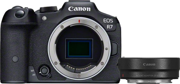 Φωτογραφική μηχανή Canon EOS R7 + αντάπτορας EF-EOS R (5137C020AA)