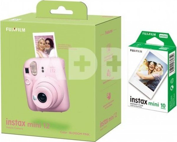 Ψηφιακή φωτογραφική μηχανή FUJIFILM FUJIFILM Instax Mini 12, blossom pink + film