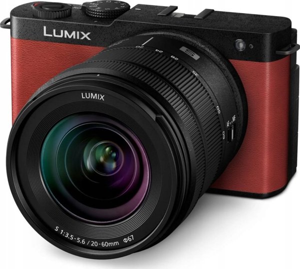 Φωτογραφική μηχανή Panasonic Lumix S9 κόκκινη + 20-60mm f/3.5-5.6 (DC-S9KE-R)