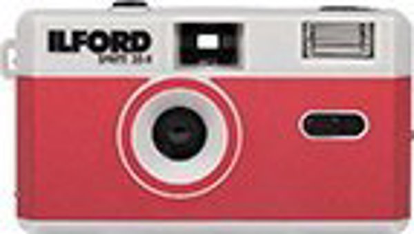 Ψηφιακή φωτογραφική μηχανή Ilford Ilford Sprite 35-II, ασημί/κόκκινο