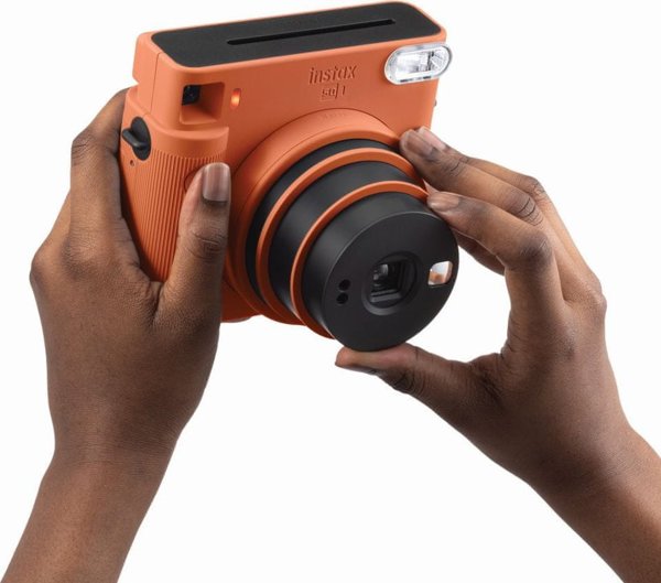 Ψηφιακή φωτογραφική μηχανή FUJIFILM FUJIFILM Instax Square SQ1, terracotta orange + film