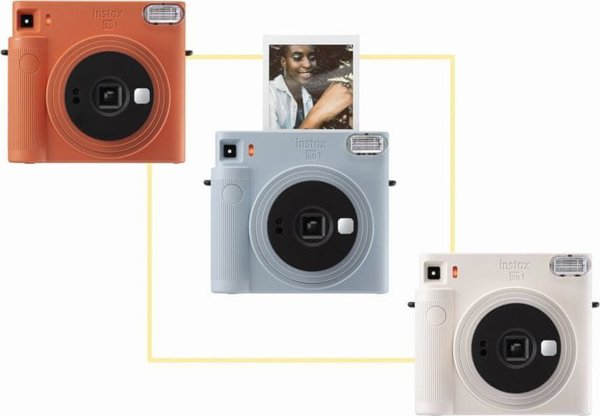 Ψηφιακή φωτογραφική μηχανή FUJIFILM FUJIFILM Instax Square SQ1, terracotta orange + film