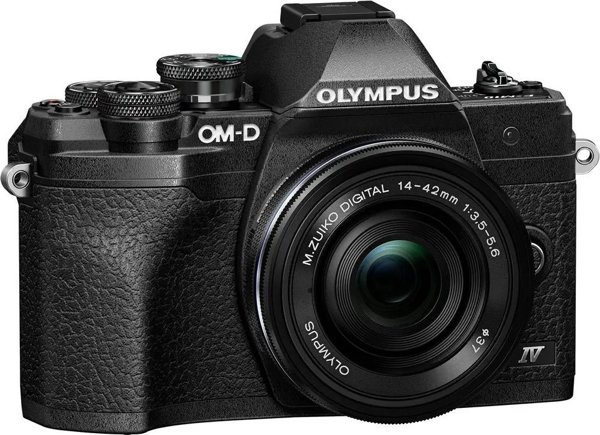 Φωτογραφική μηχανή Olympus OM-D E-M10 Mark IV Μαύρη + 14-42mm EZ Pancake + 40-150mm f/4-5.6 R (V207134BE000)