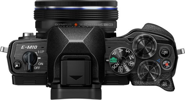 Φωτογραφική μηχανή Olympus OM-D E-M10 Mark IV Μαύρη + 14-42mm EZ Pancake + 40-150mm f/4-5.6 R (V207134BE000)