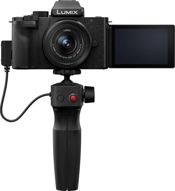 Φωτογραφική μηχανή Panasonic Lumix DC-G100DV + H-FS 12-32 f/3.5-5.6 + τρίποδο DMW-SHGR2 (DC-G100DVEGK)