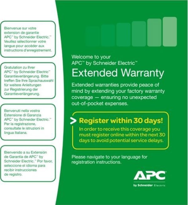 APC WBEXTWAR3YR-NB-02 επέκταση εγγύησης 1 x άδεια 3 έτη